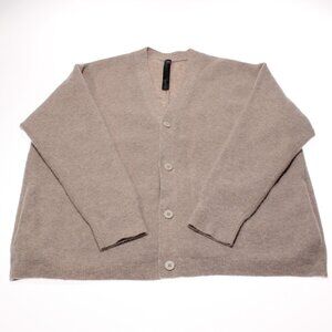 Lululemon Athletica NWOT Wool Blend Cardigan Sweater Size XXL in Beige Melange